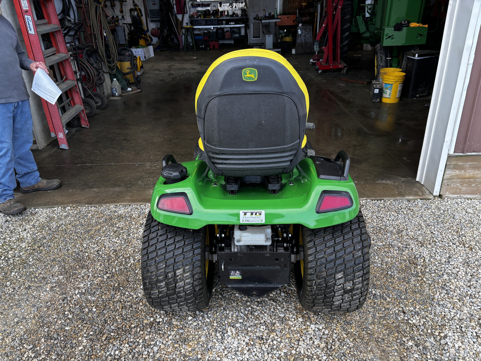 Used 2021 John Deere X590 Lawn & Garden Tractors at Koenig Equipment in Richmond, IN - PhotoXL2