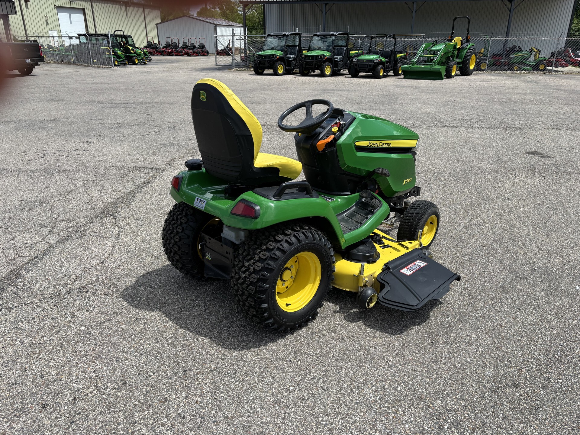 Used 2021 John Deere X590 Lawn & Garden Tractors at Koenig Equipment in Richmond, IN - PhotoXL12