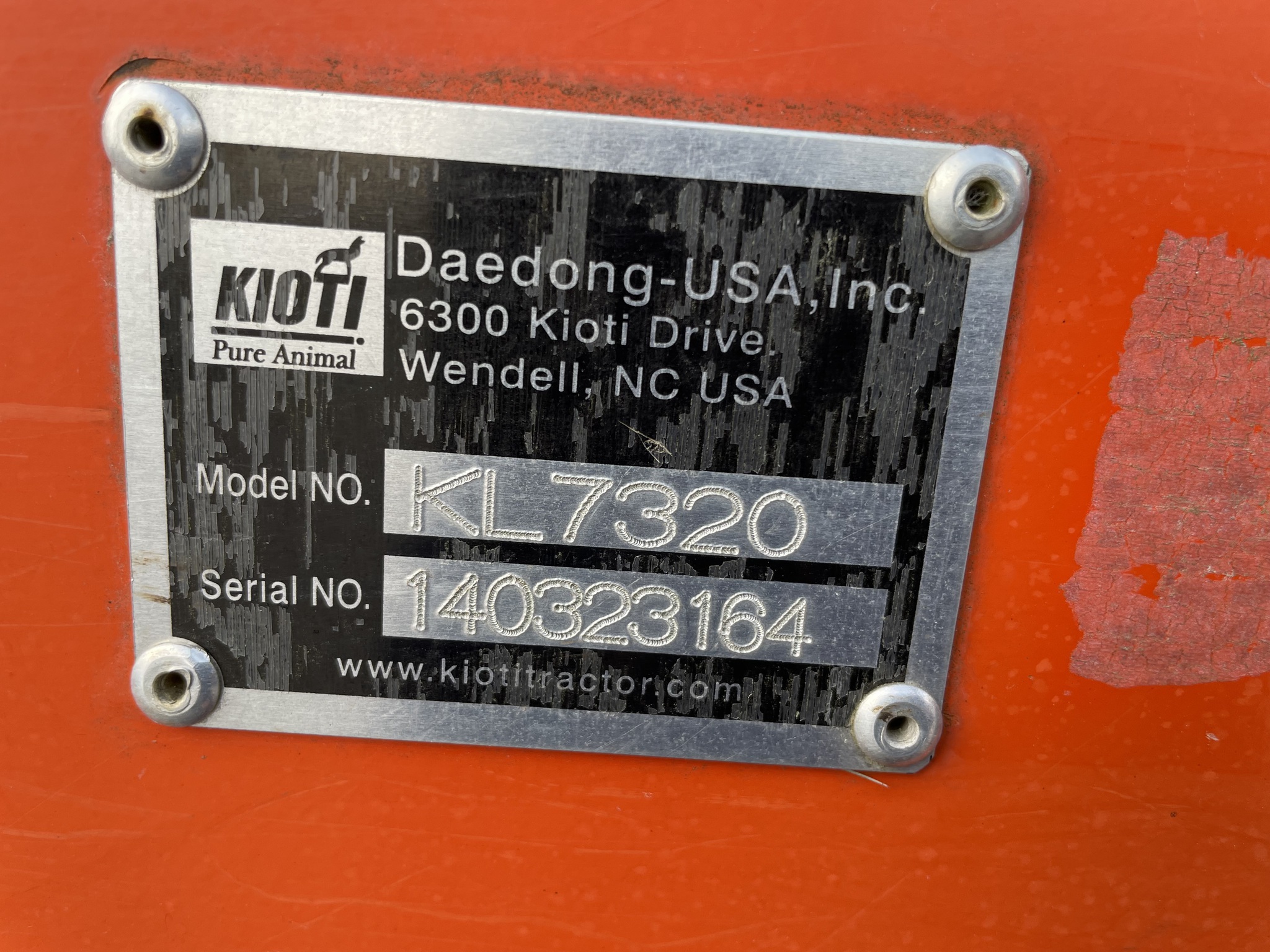  2014 Kioti RX7320 at Heritage Tractor in West Plains, MO