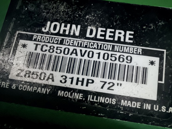 Photo of 2008 John Deere Z850A