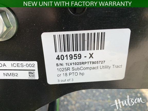 Photo of 2026 John Deere 1025R