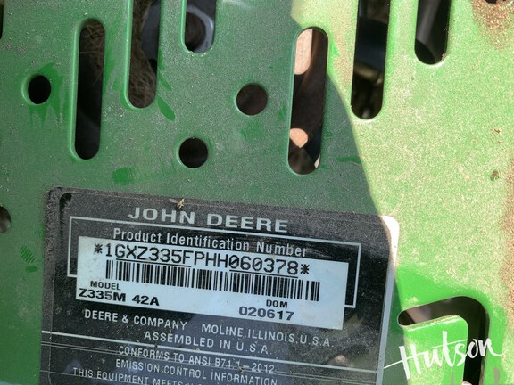 Photo of 2017 John Deere Z335M