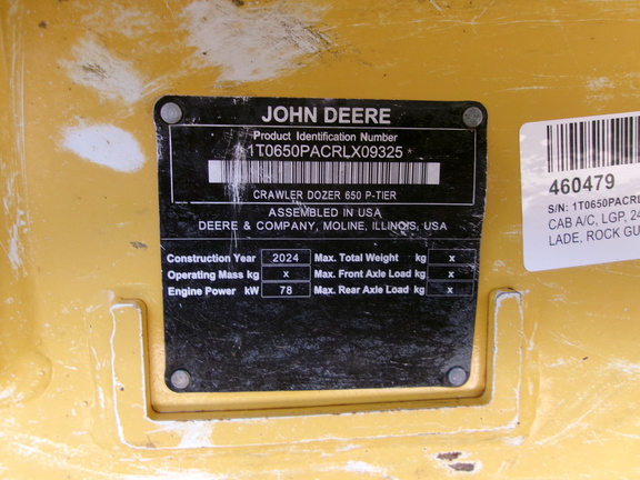 2024 John Deere 650 P