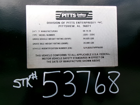 2026 Pitts LB35-22DC