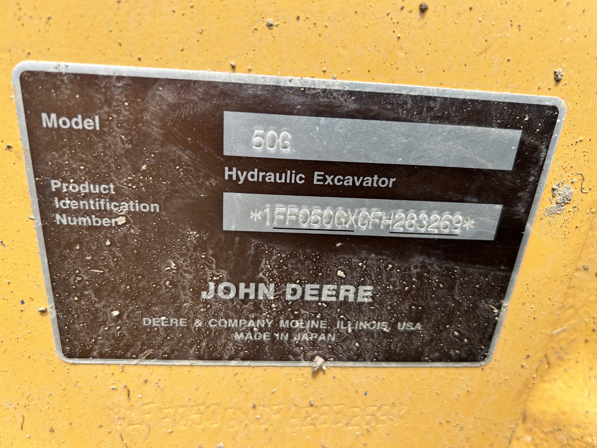 2015 John Deere 50G Image 18