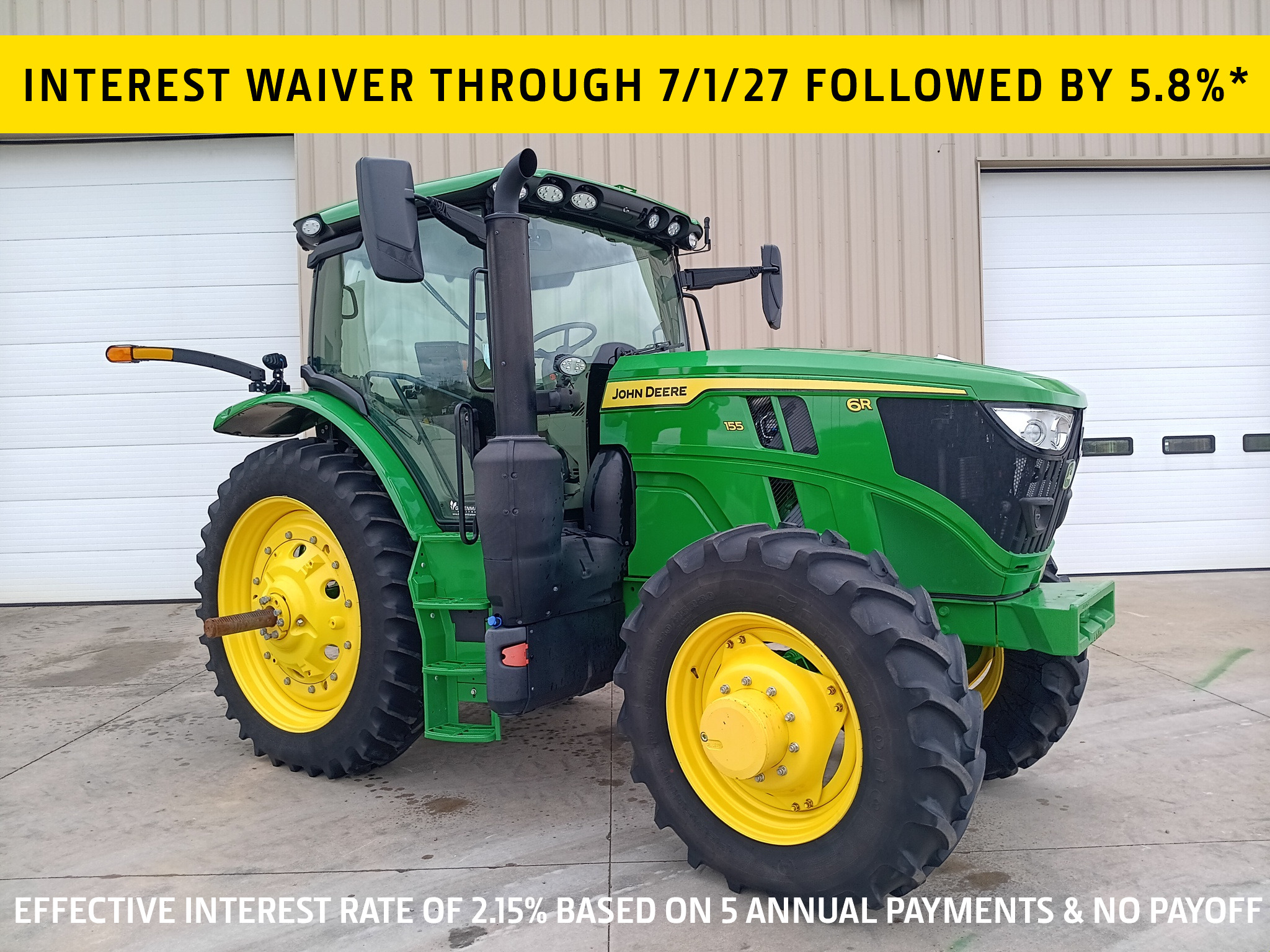 2023 John Deere 6R 155 Image 1