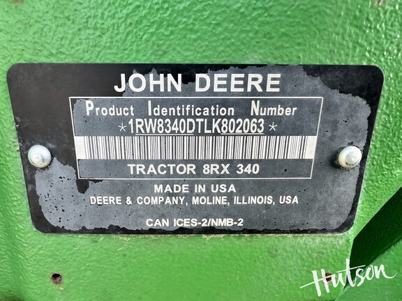 Photo of 2021 John Deere 8RX 340
