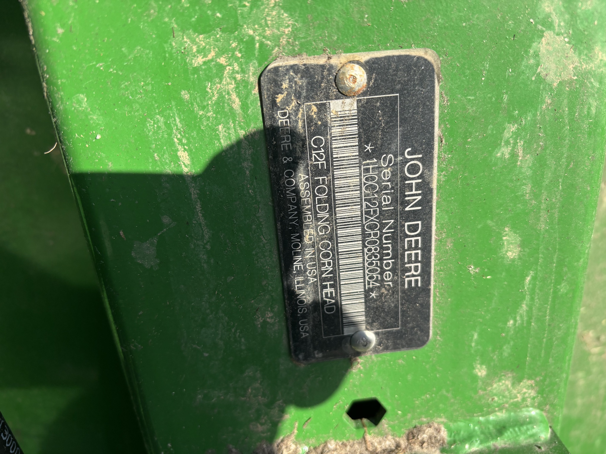  2025 John Deere CF 12 at Heritage Tractor in Macomb, IL