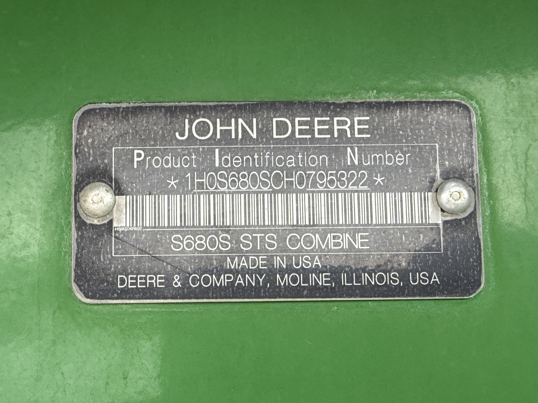 2017 John Deere S680 Image 47