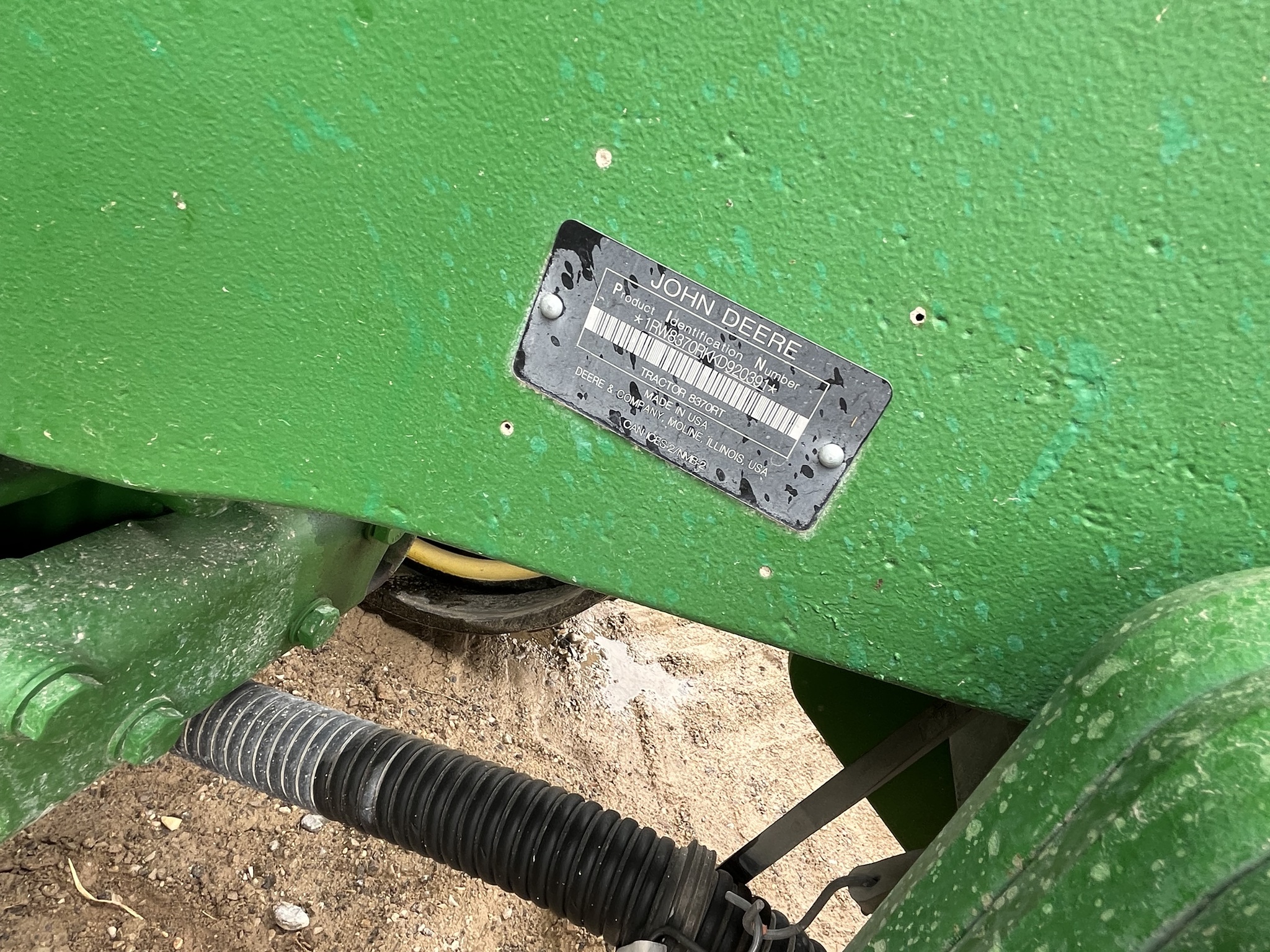 2019 John Deere 8370RT Image 6