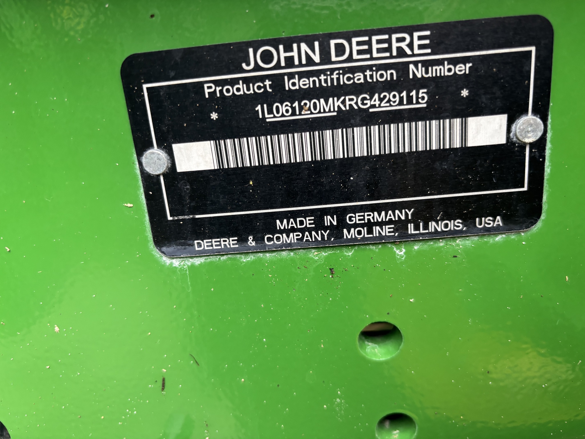 2024 John Deere 6120M Image 6