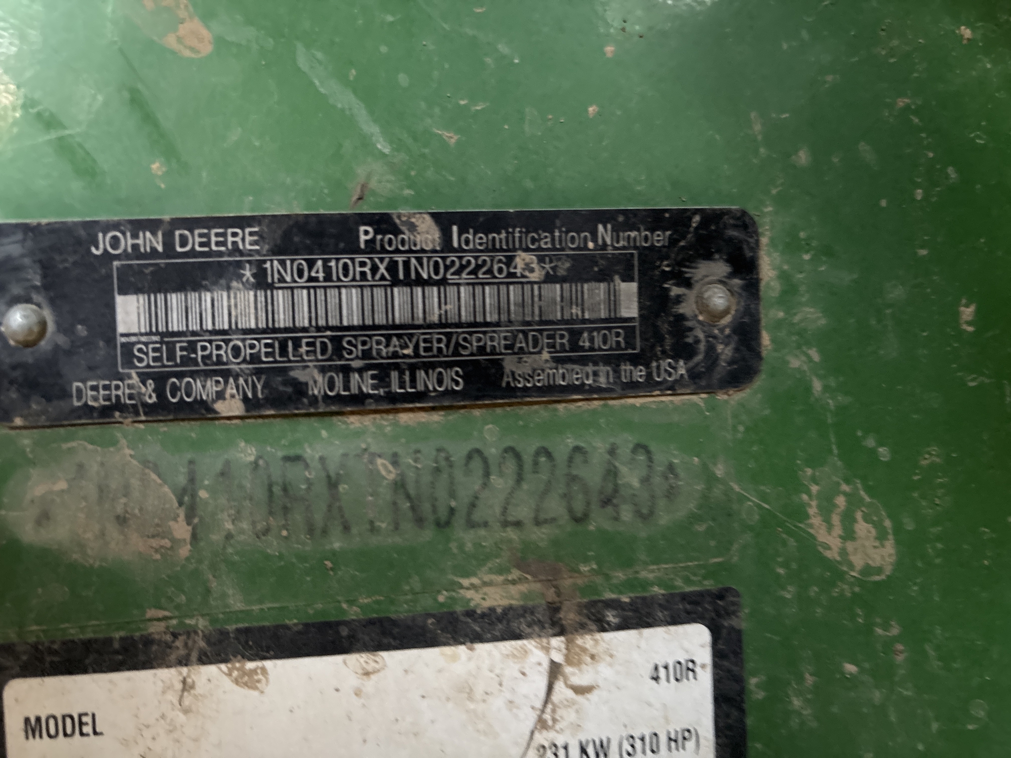 Used 2022 John Deere 410R Self Propelled Sprayers at Koenig Equipment in Anna, OH - PhotoXL8