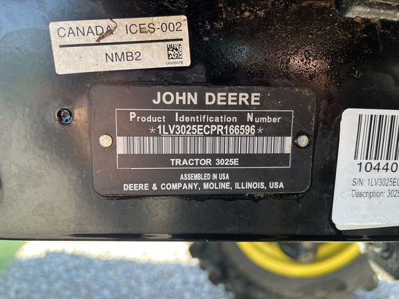 2024 John Deere 3025E