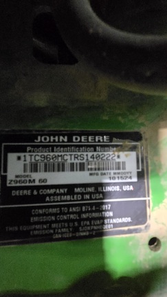 Photo of 2024 John Deere Z960M