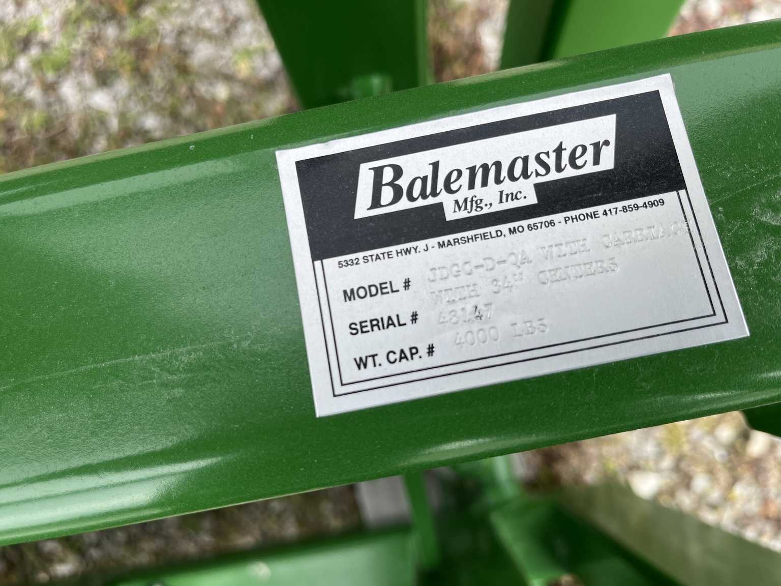  2025 BaleMaster JDGC-D at Heritage Tractor in Nevada, MO