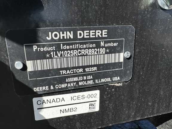 2024 John Deere 1025R