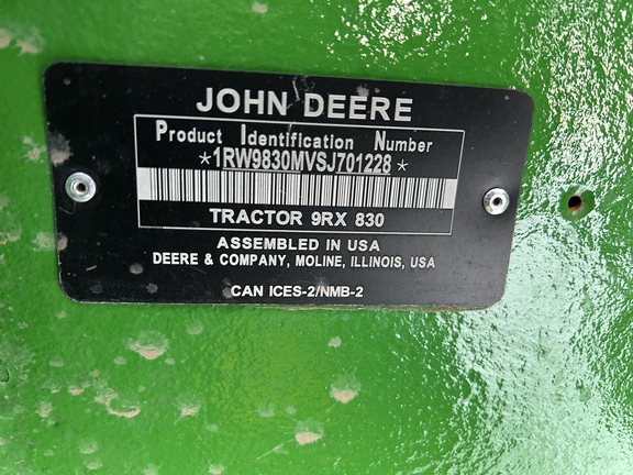 Used 2025 John Deere 9RX 830 Track Tractors at Horizon Ag & Turf in Lloydminster, AB - Photo8