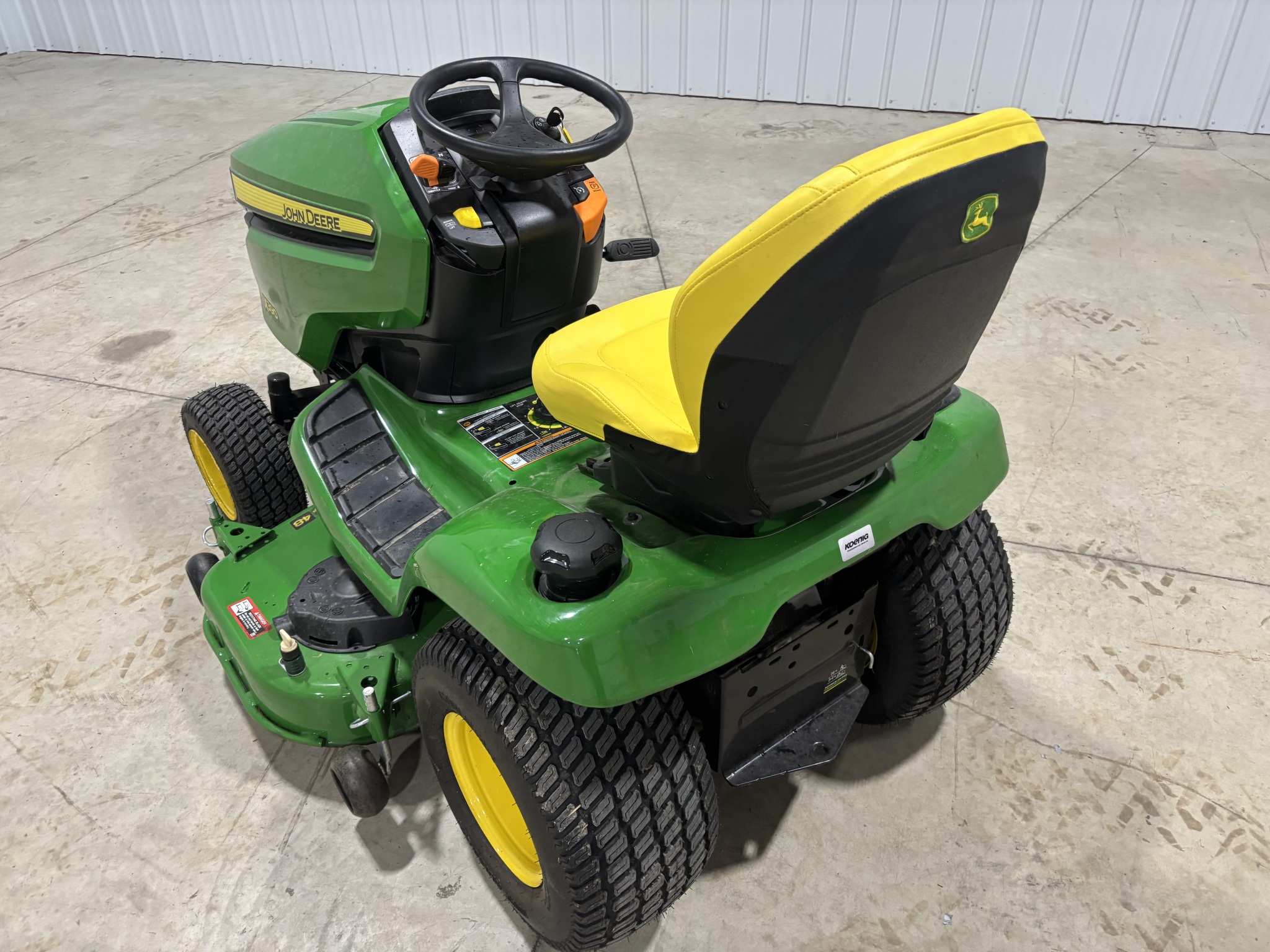 Used 2025 John Deere X390 Lawn & Garden Tractors at Koenig Equipment in Botkins, OH - PhotoXL5
