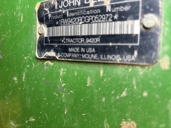 Used 2016 John Deere 9420R Articulated 4WD Tractors at Koenig Equipment in Anna, OH - Photo11
