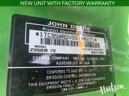 Photo of 2025 John Deere Z950R
