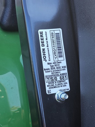 2025 John Deere 3025E-6