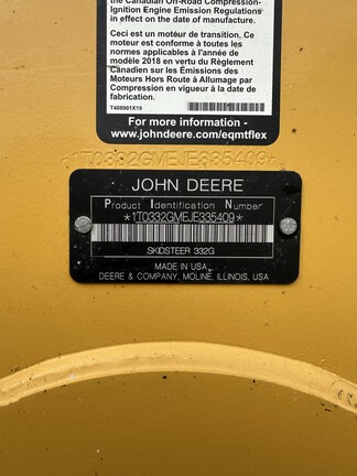 2018 John Deere 332G