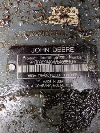 2021 John Deere 853M