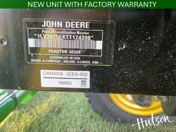 Photo of 2026 John Deere 3025E