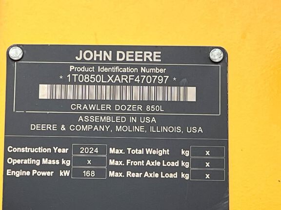 2024 John Deere 850L