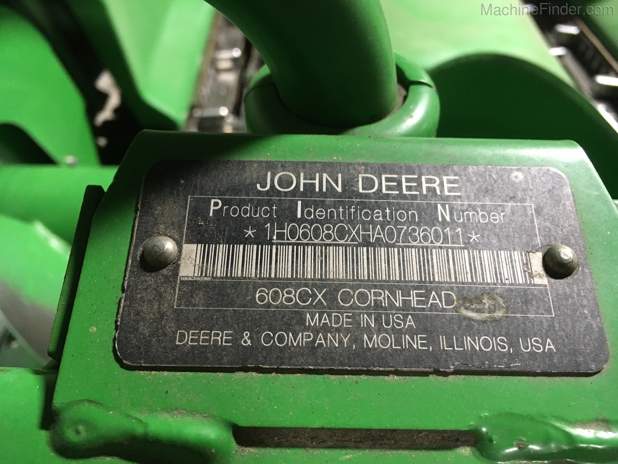 2010 John Deere 608C Image 8