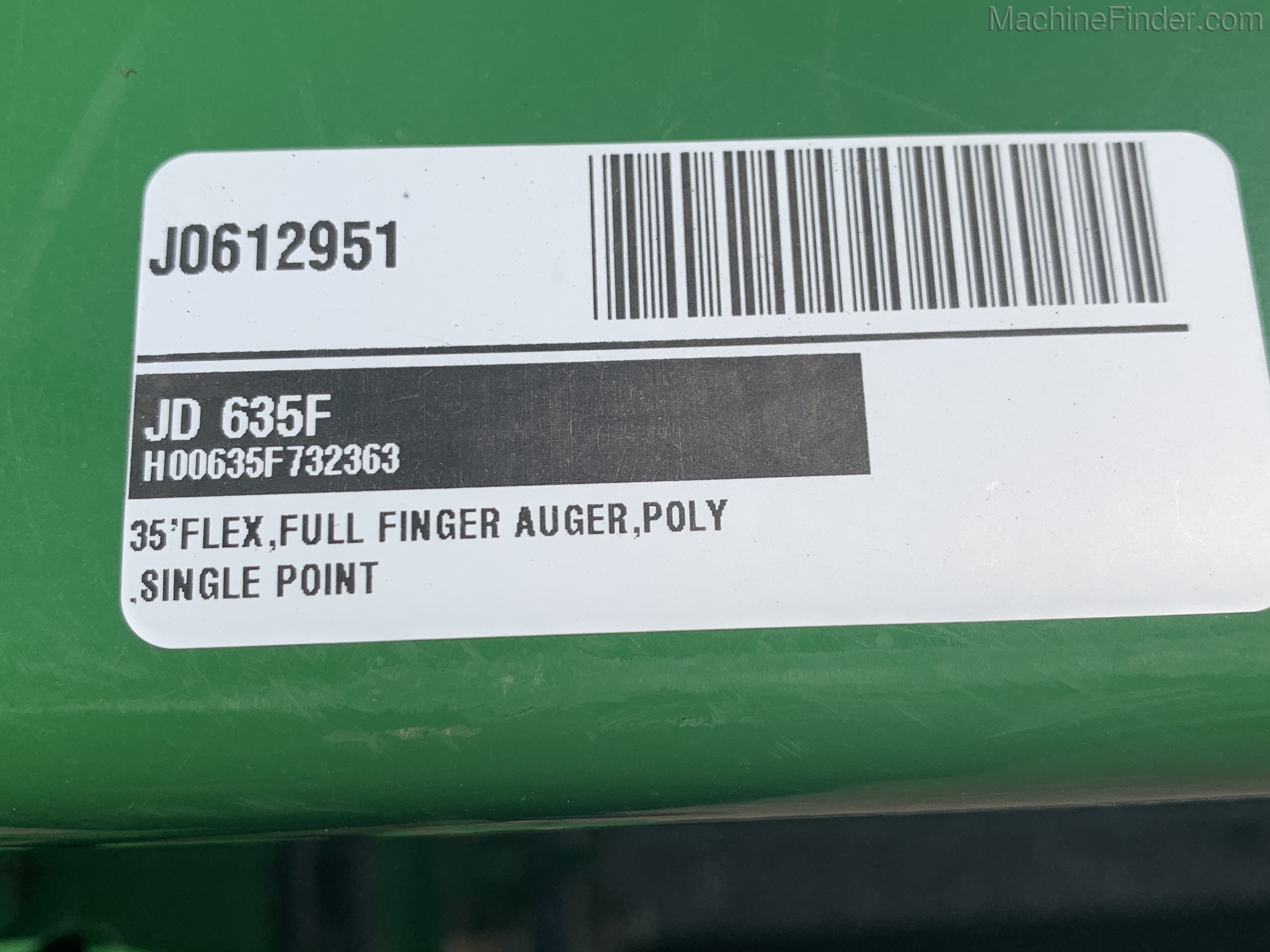 2009 John Deere 635F Image 5