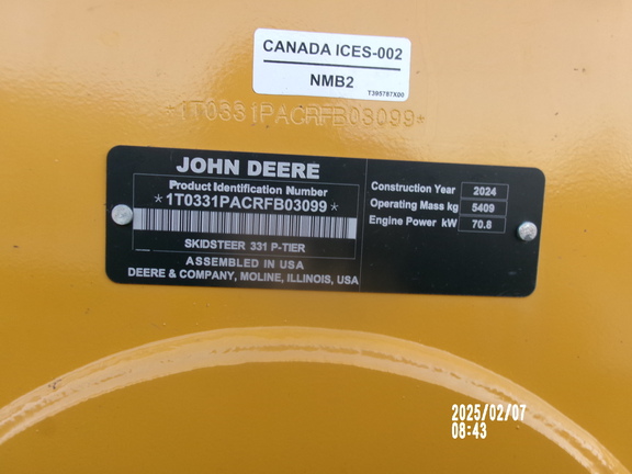 2024 John Deere 331 P