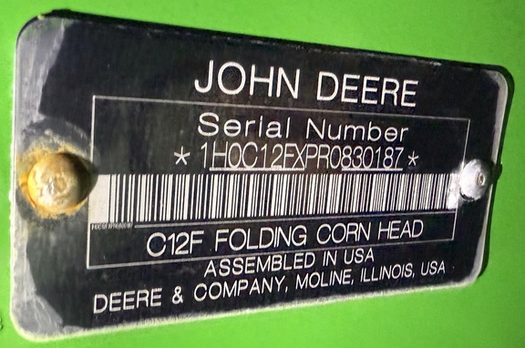 Photo of 2024 John Deere C12F