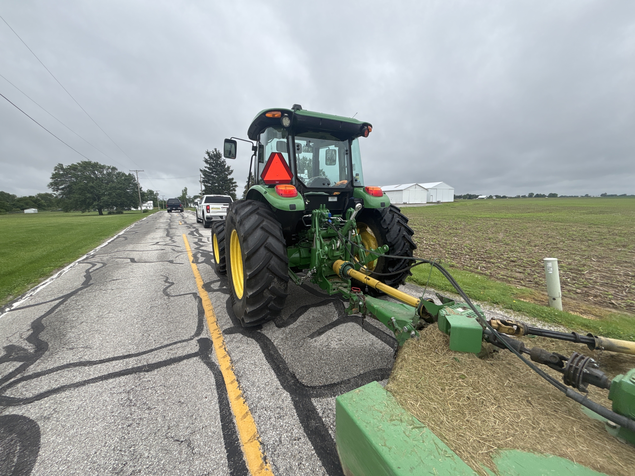 Used 2024 John Deere 6105E Utility Tractors at Koenig Equipment in Greenville, OH - PhotoXL4