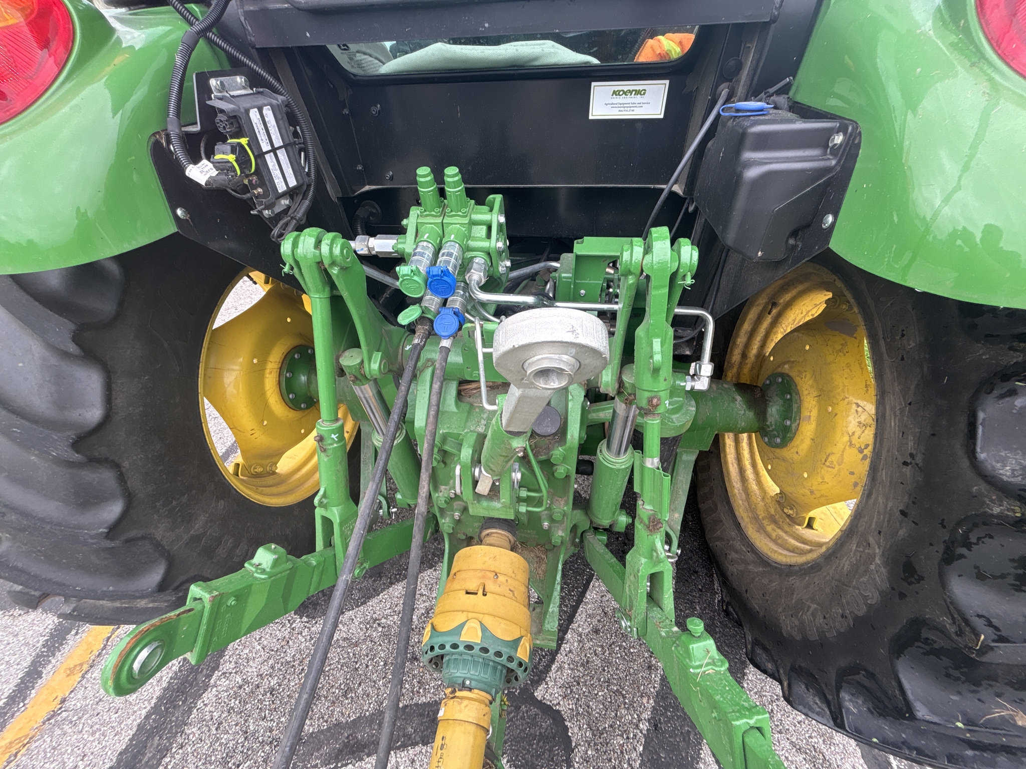 Used 2024 John Deere 6105E Utility Tractors at Koenig Equipment in Greenville, OH - PhotoXL2