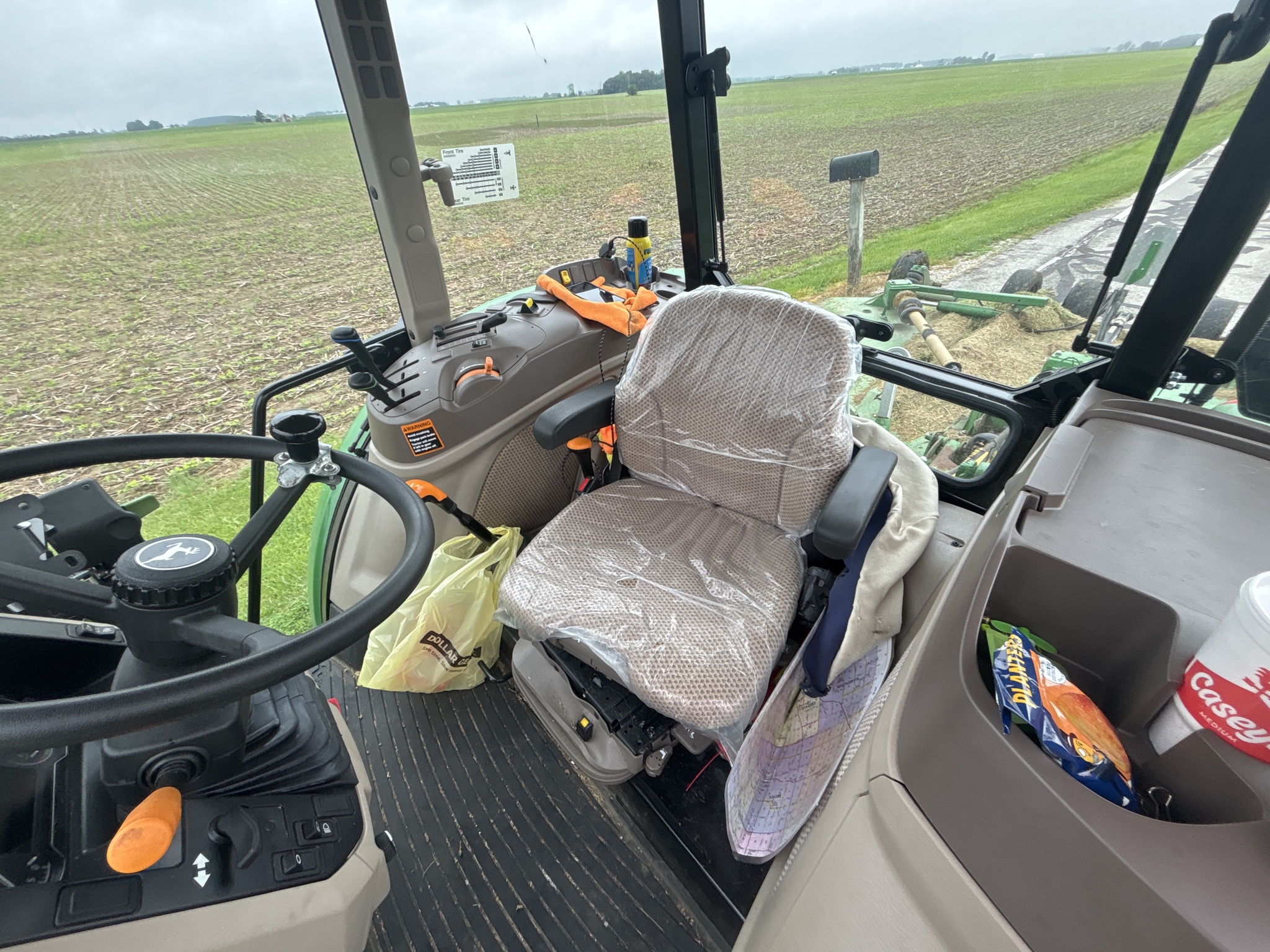 Used 2024 John Deere 6105E Utility Tractors at Koenig Equipment in Greenville, OH - PhotoXL11