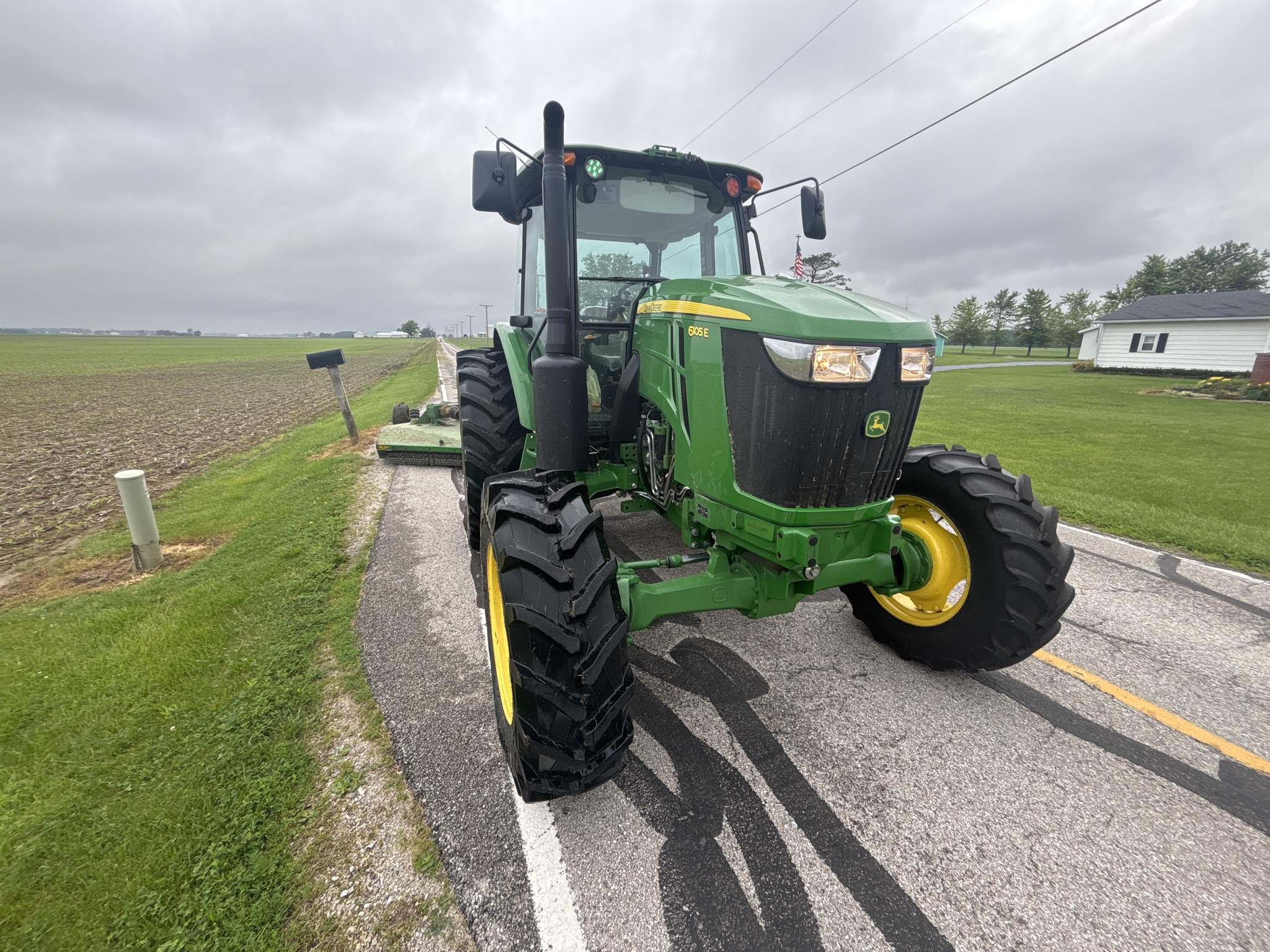 Used 2024 John Deere 6105E Utility Tractors at Koenig Equipment in Greenville, OH - PhotoXL6