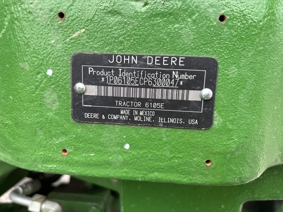 Used 2024 John Deere 6105E Utility Tractors at Koenig Equipment in Greenville, OH - Photo16