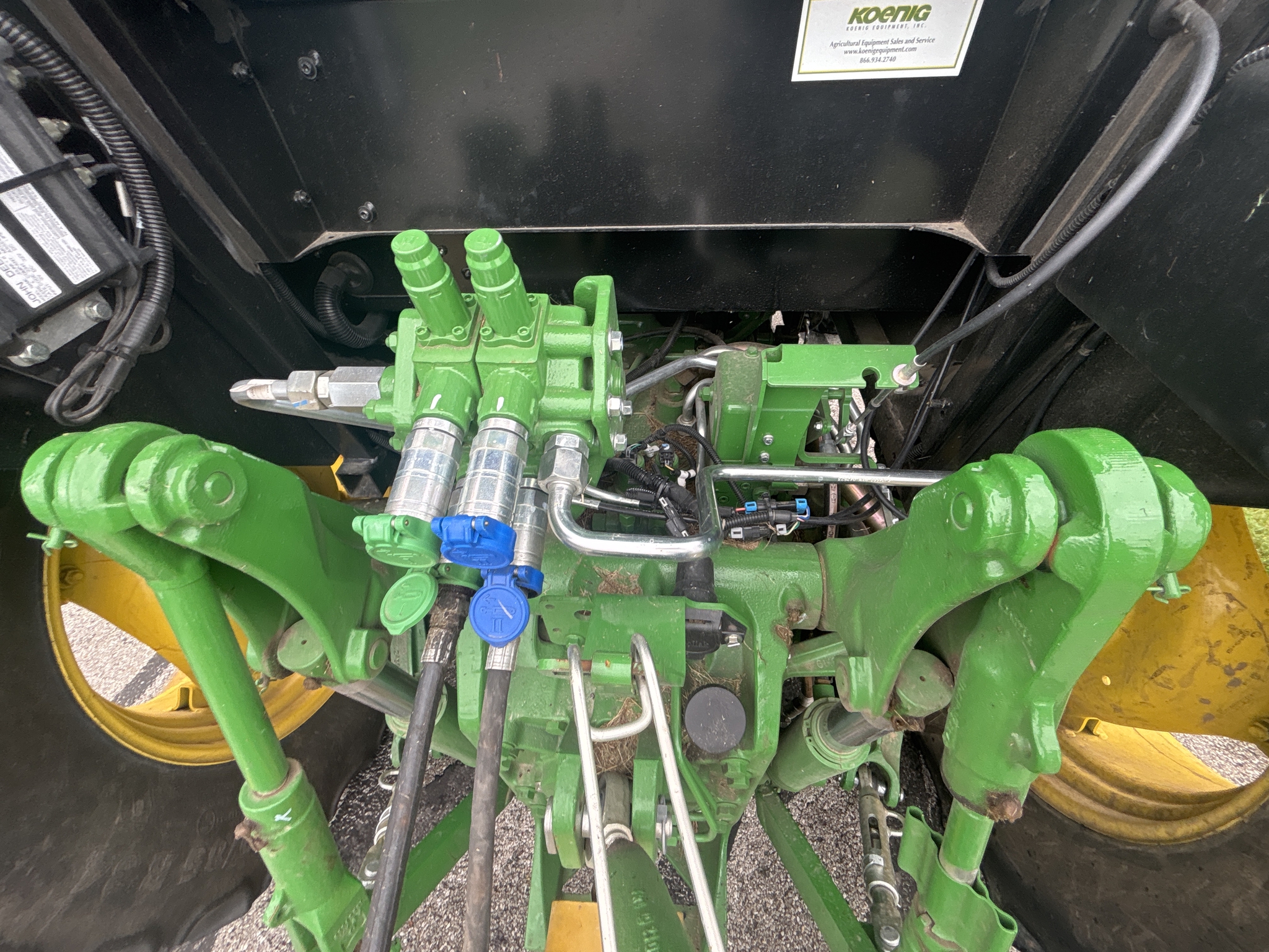 Used 2024 John Deere 6105E Utility Tractors at Koenig Equipment in Greenville, OH - PhotoXL8