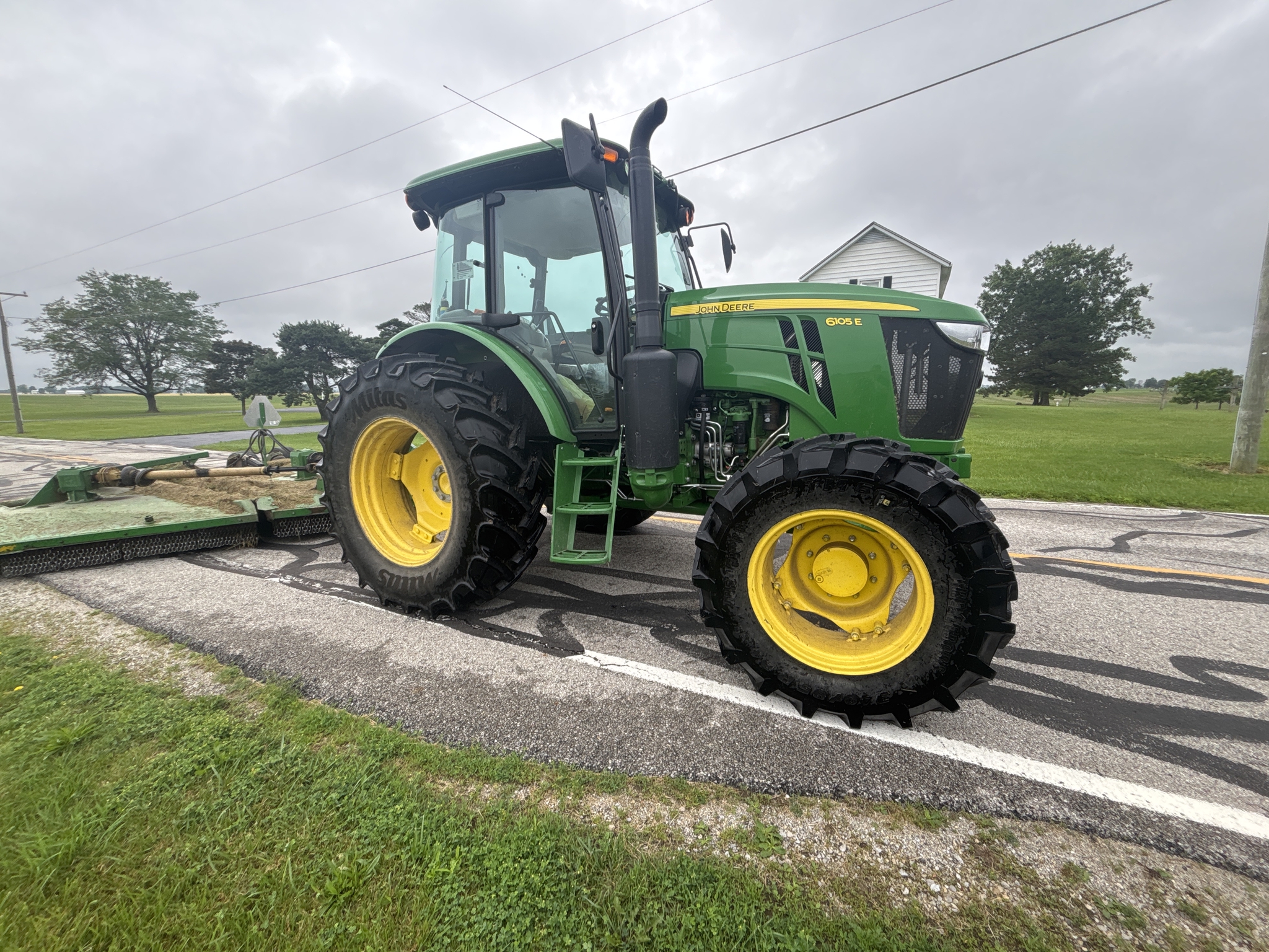 Used 2024 John Deere 6105E Utility Tractors at Koenig Equipment in Greenville, OH - PhotoXL0