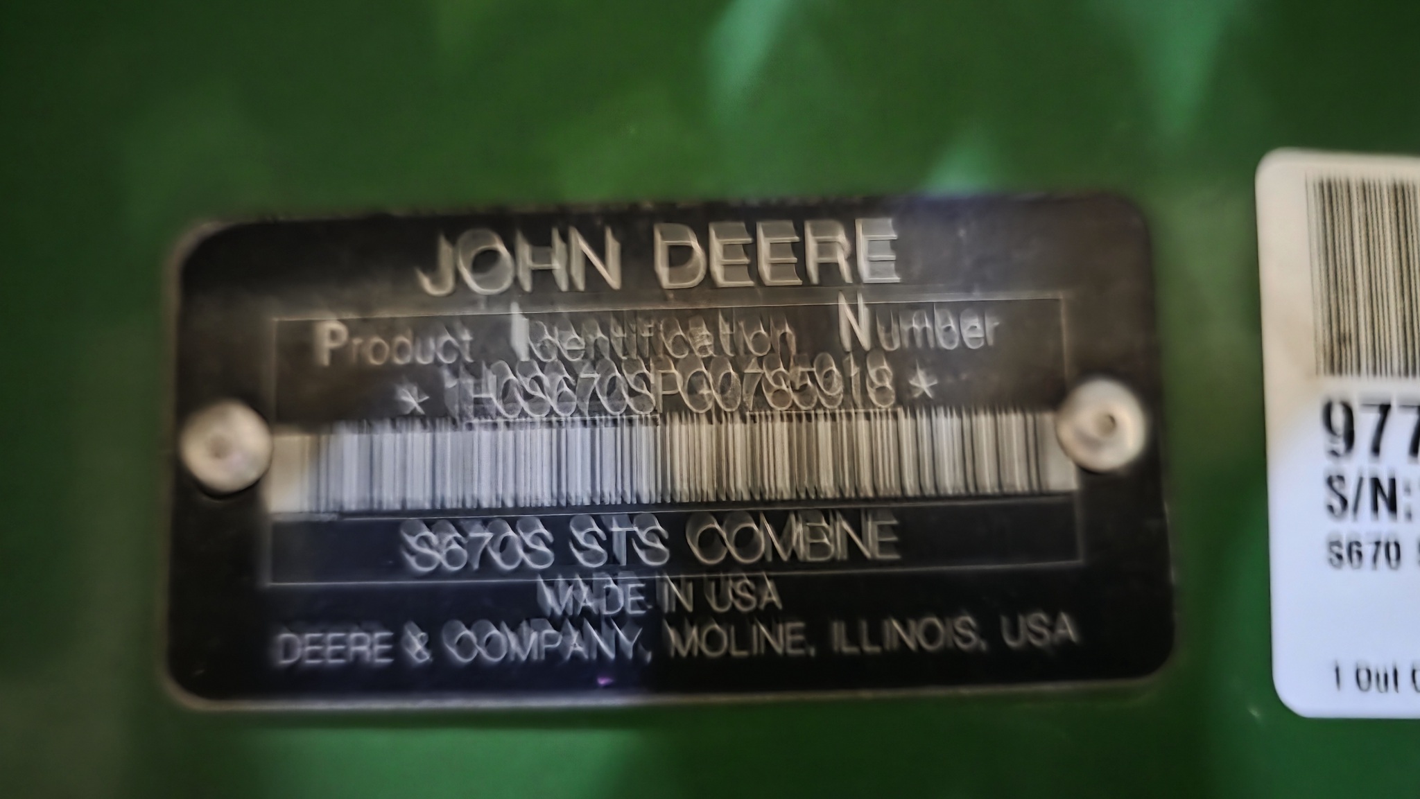 2016 John Deere S670 Image 22