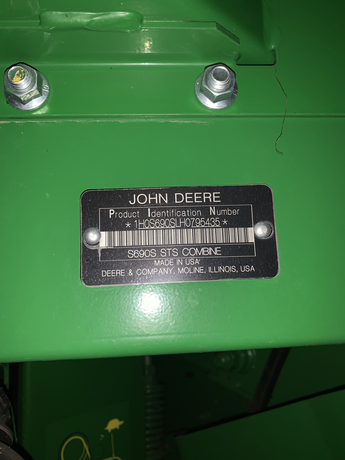 2017 John Deere S690 Image 12