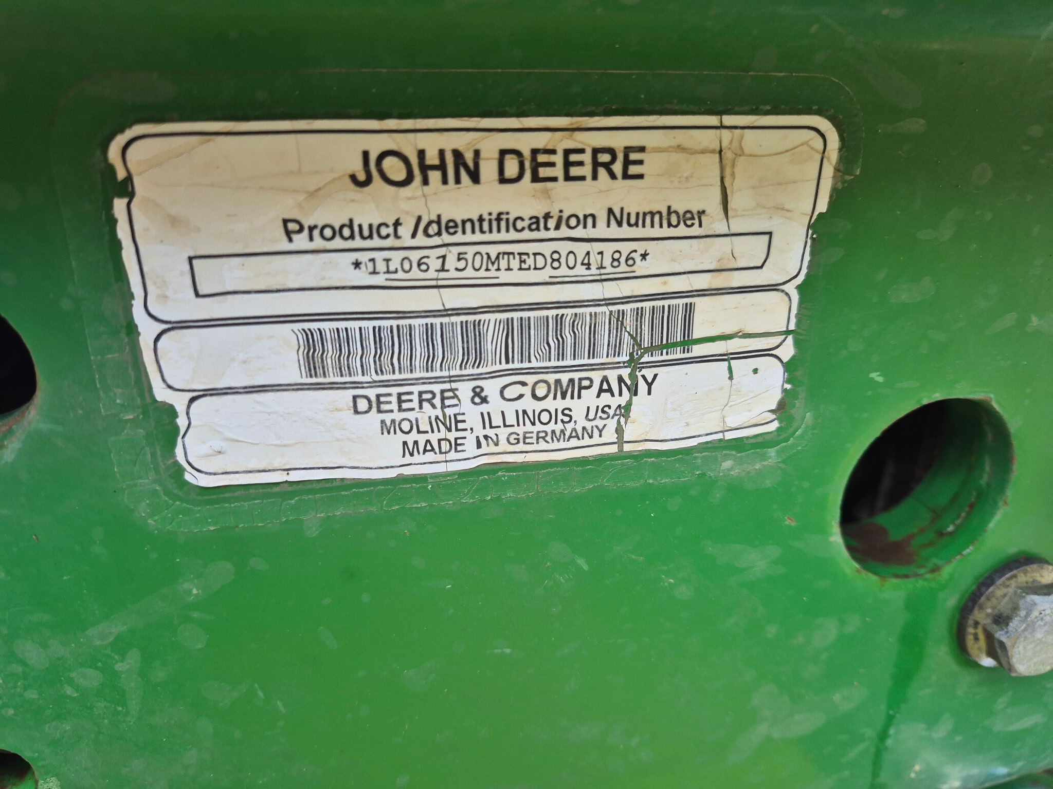2014 John Deere 6150M Image 9
