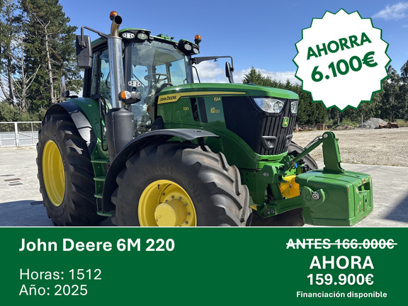 John Deere 6M 220