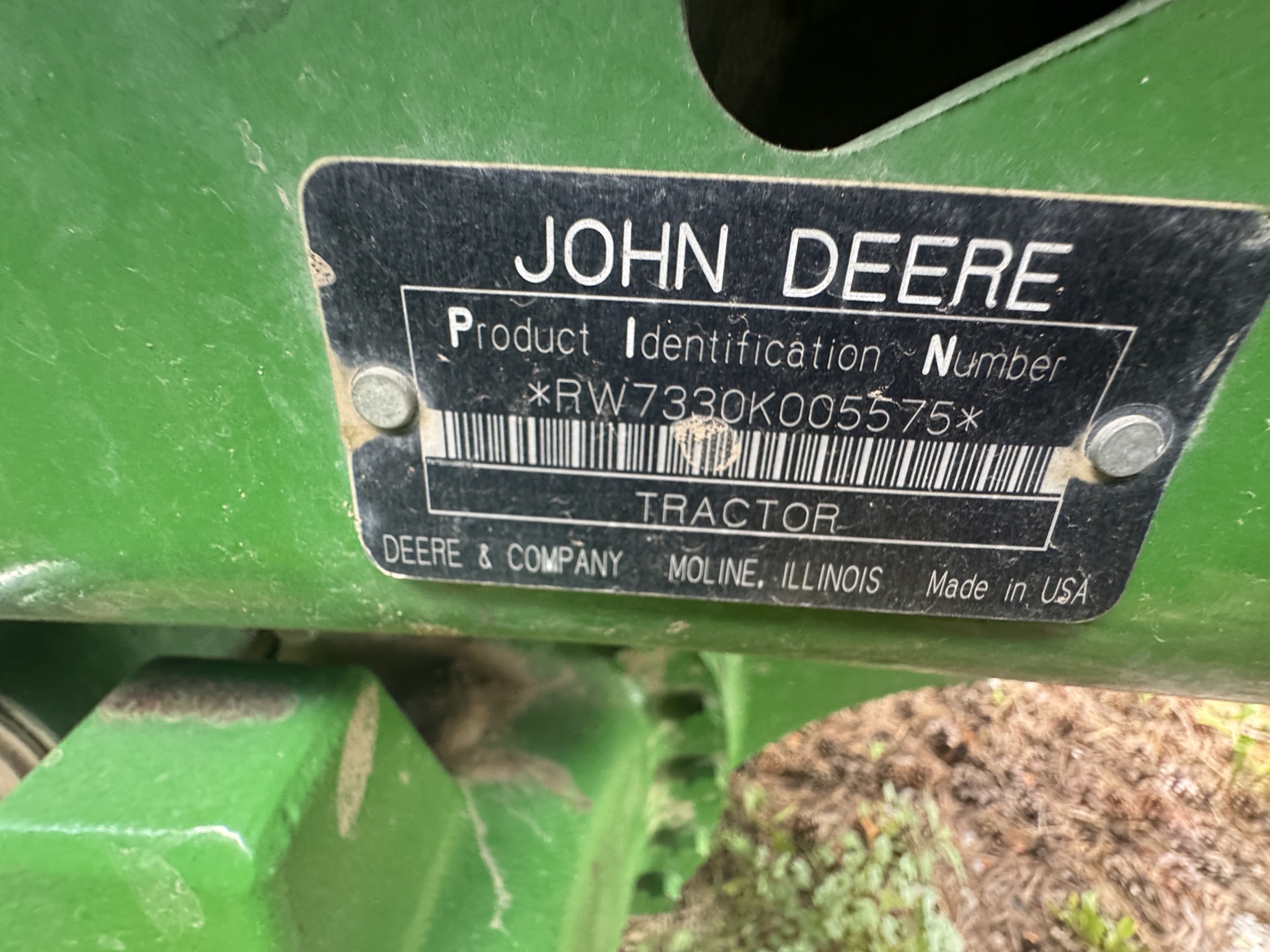 2008 John Deere 7330 Image 7