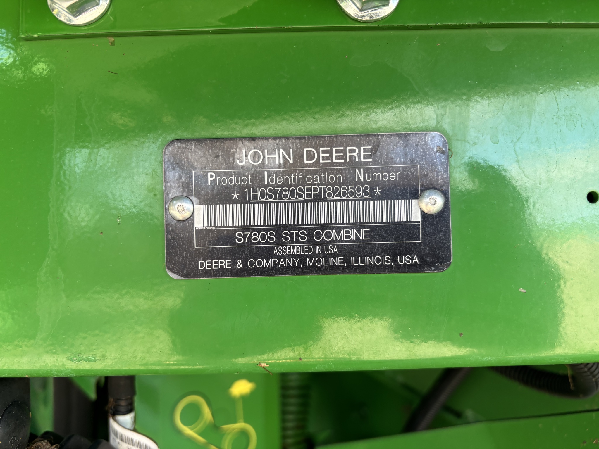  2023 John Deere S780 at Heritage Tractor in Atchison, KS