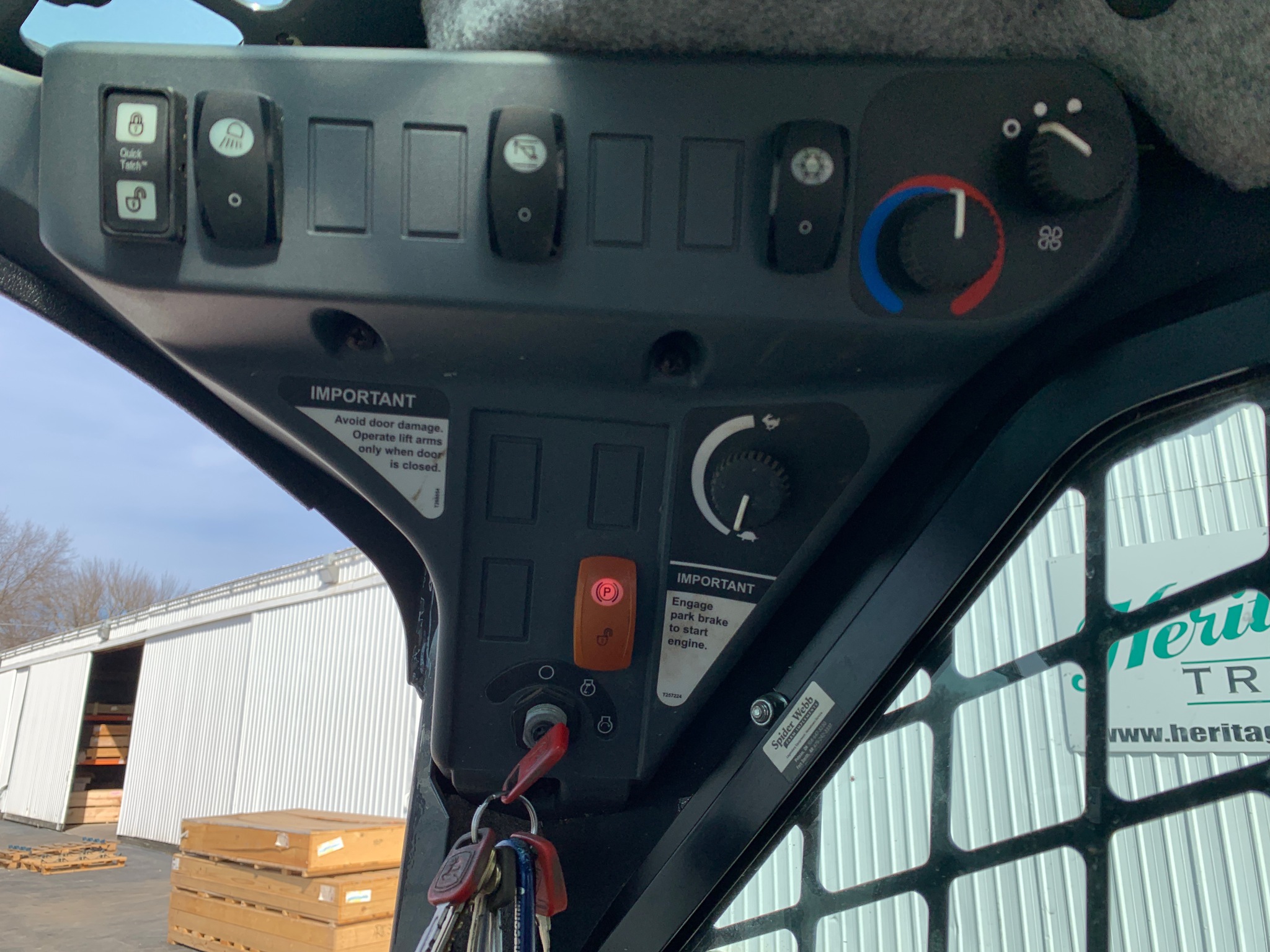  2014 John Deere 320E at Heritage Tractor in Lamar, MO