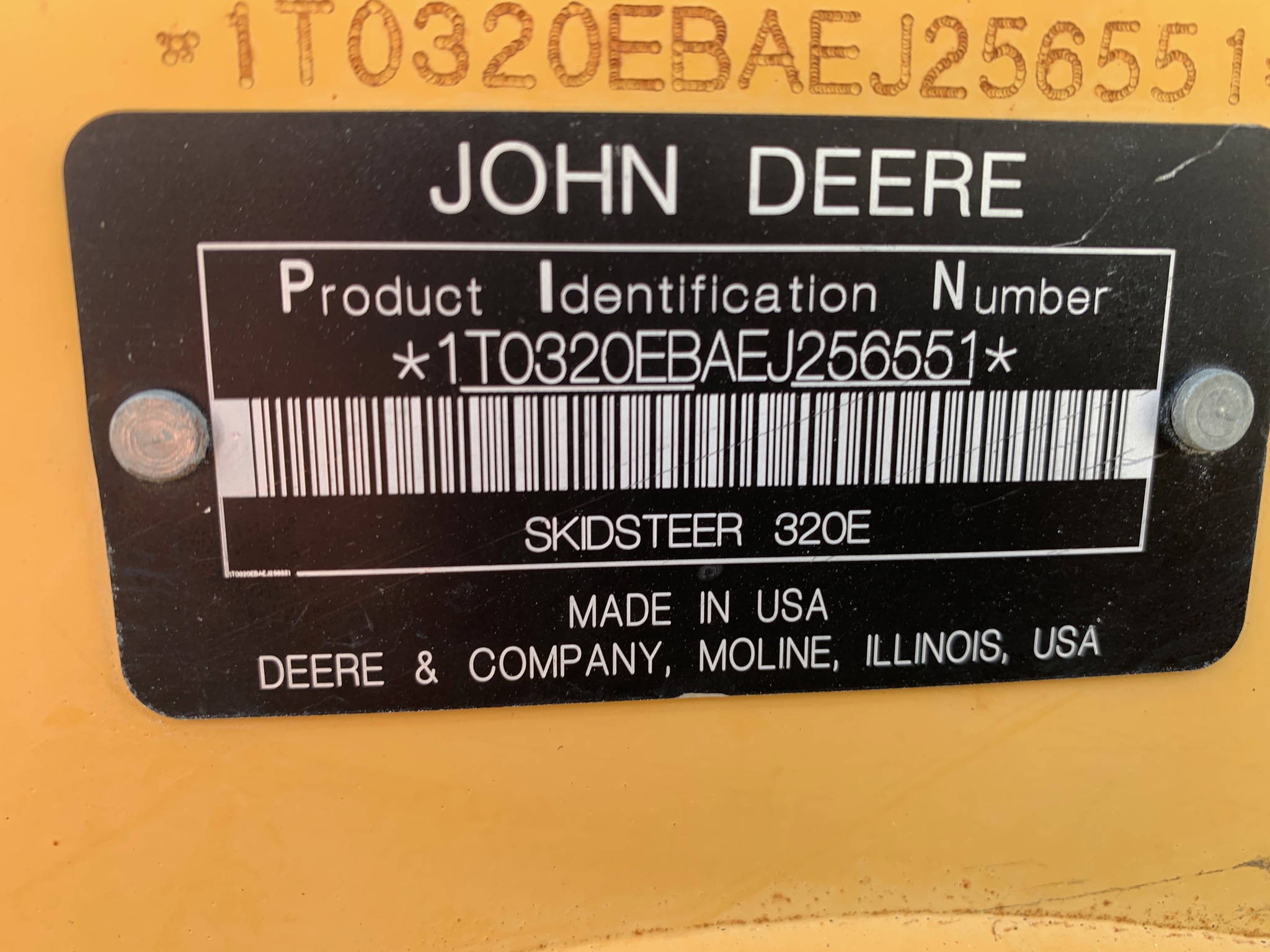  2014 John Deere 320E at Heritage Tractor in Lamar, MO