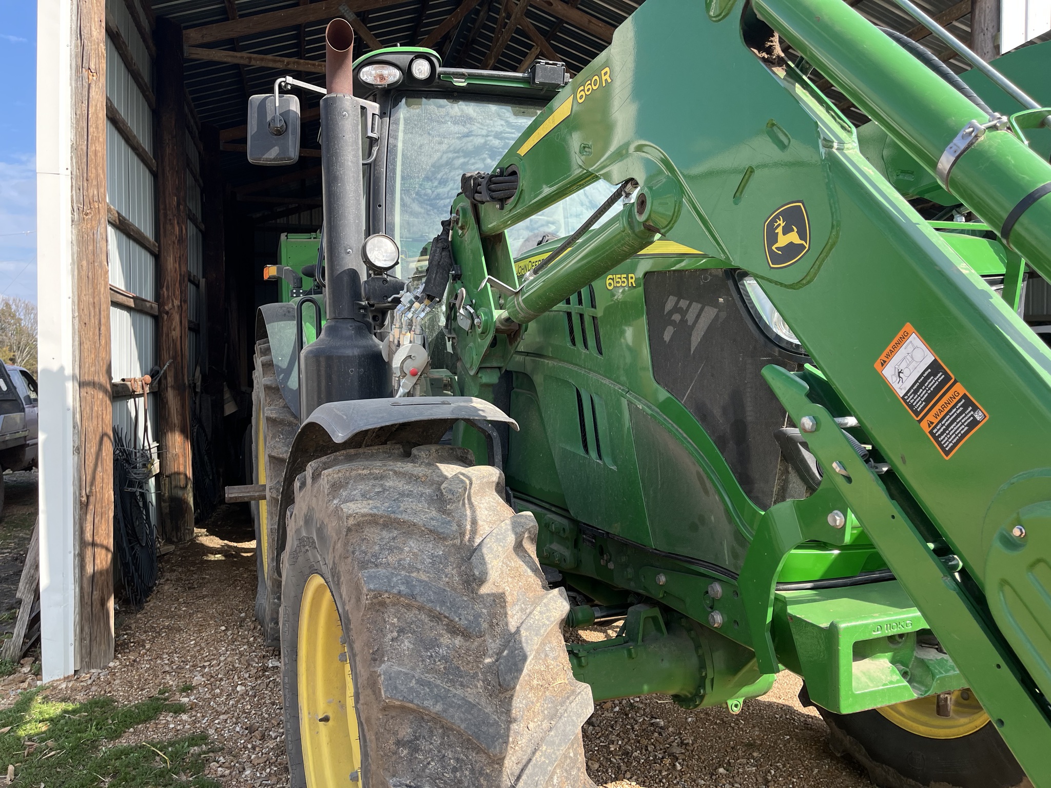  2021 John Deere 6155R at Heritage Tractor in Clinton, MO