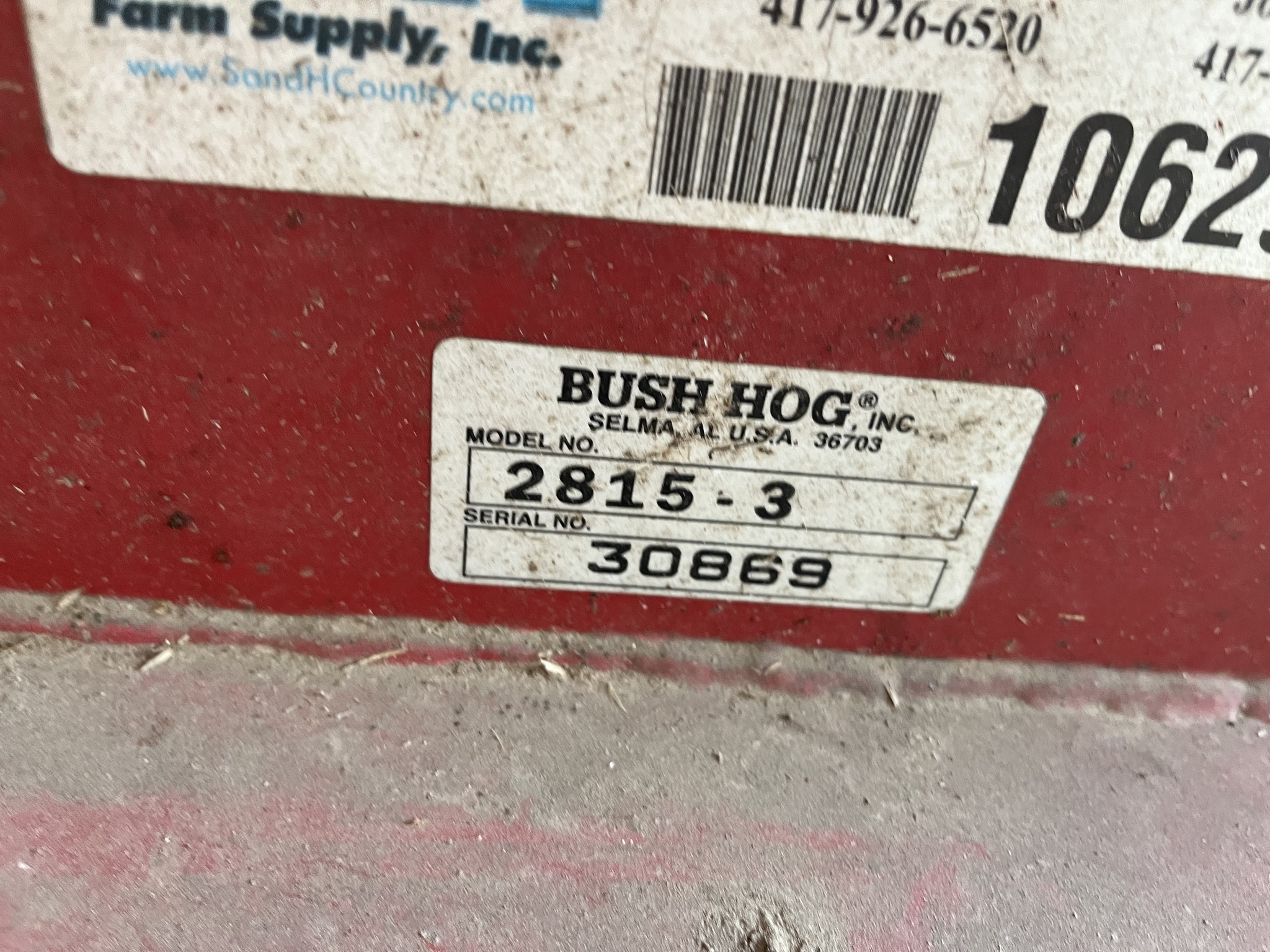  2015 Bush Hog 2815 at Heritage Tractor in Lockwood, MO
